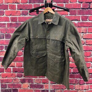 Filson Rare Discontinued Unlined Tin Cruiser Jacket Otter Green, L - Made in USA